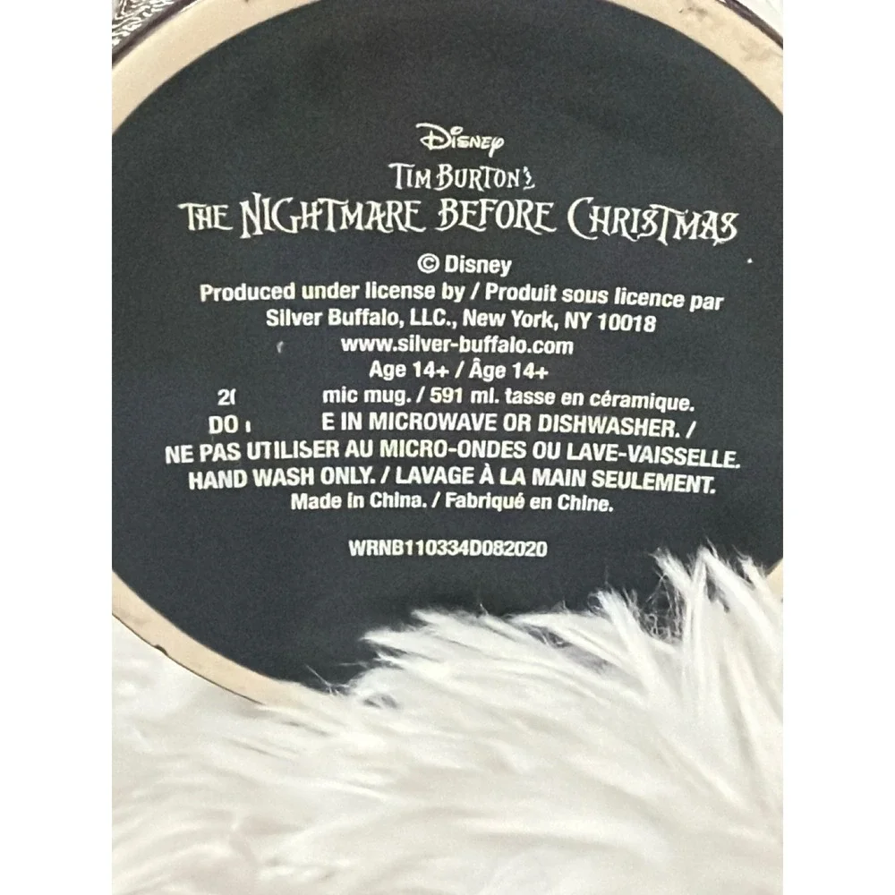 The Nightmare Before Christmas Mug Glow‎ in the Dark Jack Skellington NWT